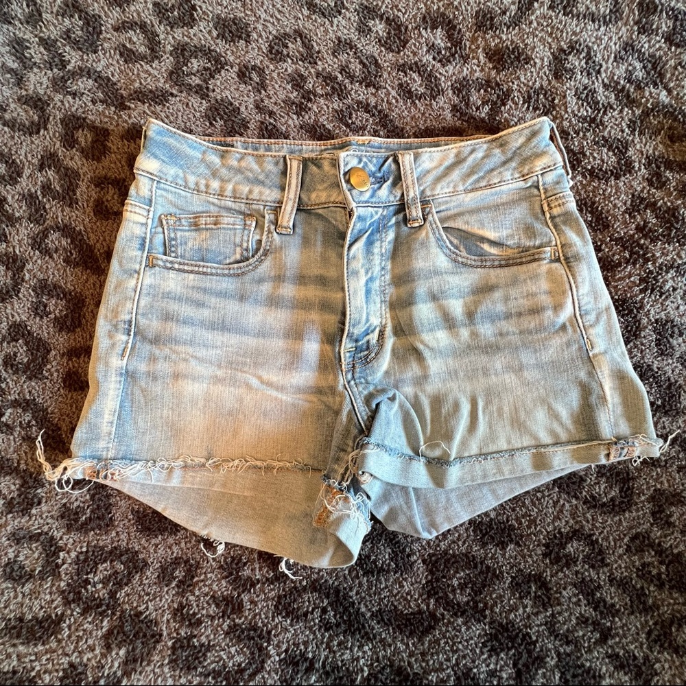 Light Wash American Eagle Jean Shorts